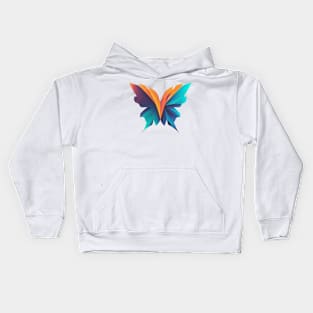 Butterfly Flight - Minimalist butterfly design for the environment Kids Hoodie